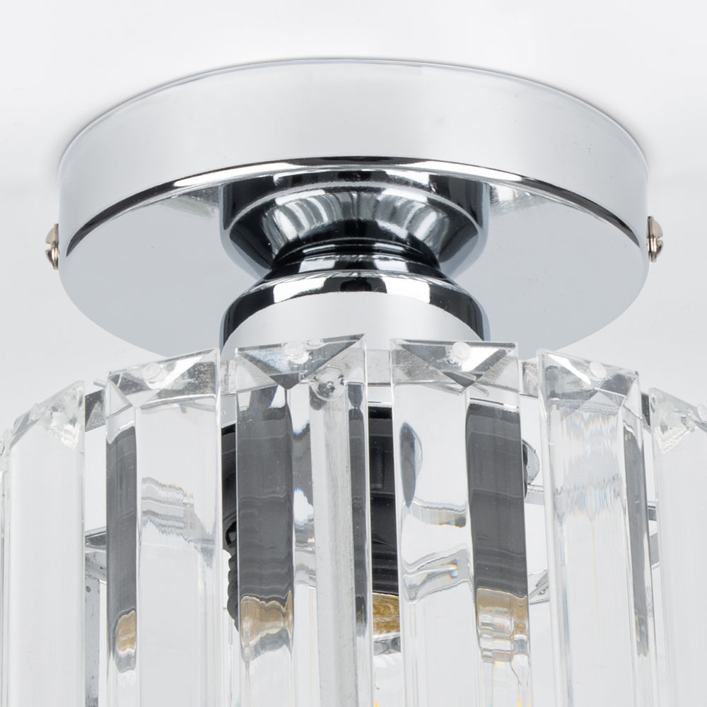 Crystal Ceiling Light E27, Surface Mounted, Modern Hall and Living Room | Temsk
