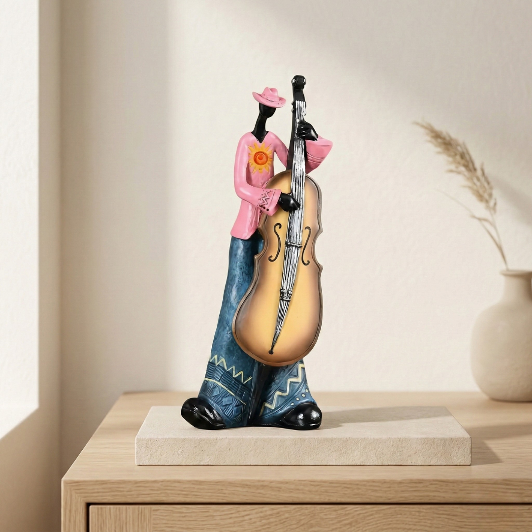 Elegant Abstract Jazz Music Resin Sculpture Figurine | Temsk