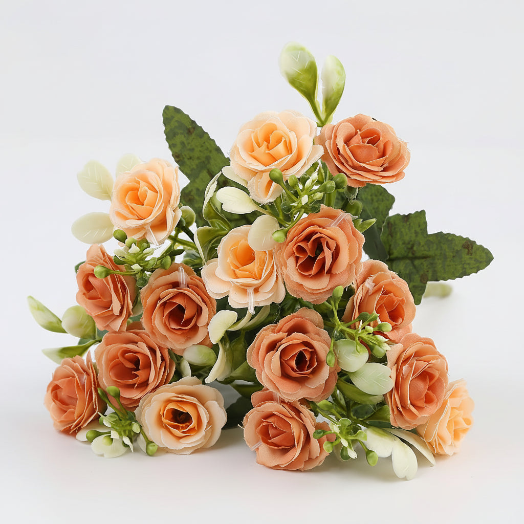 Mother's Day Hanging Rose Basket With Artificial Flowers For Patio Decor | Temsk
