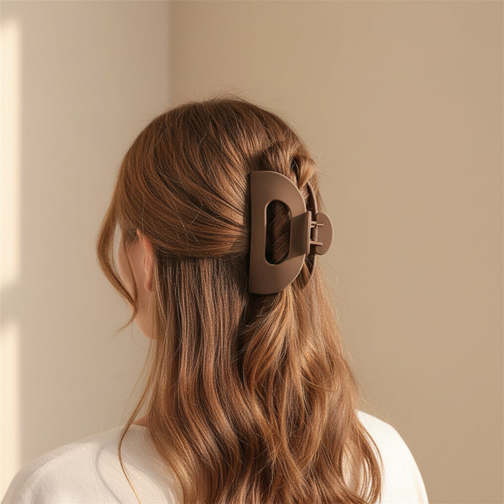 Heavy Duty Plastic Claw Clip For Thick Hair With Strong Hold | Temsk