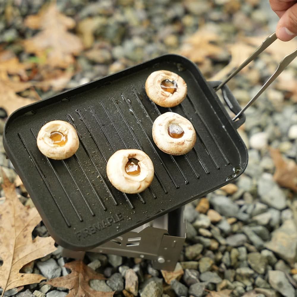 TrailForge Mini Grill Plate Set Portable Outdoor Cookware | Temsk
