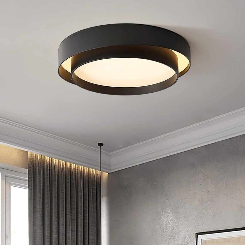 Nordische runde LED-Deckenleuchte im minimalistischen Design | Temsk