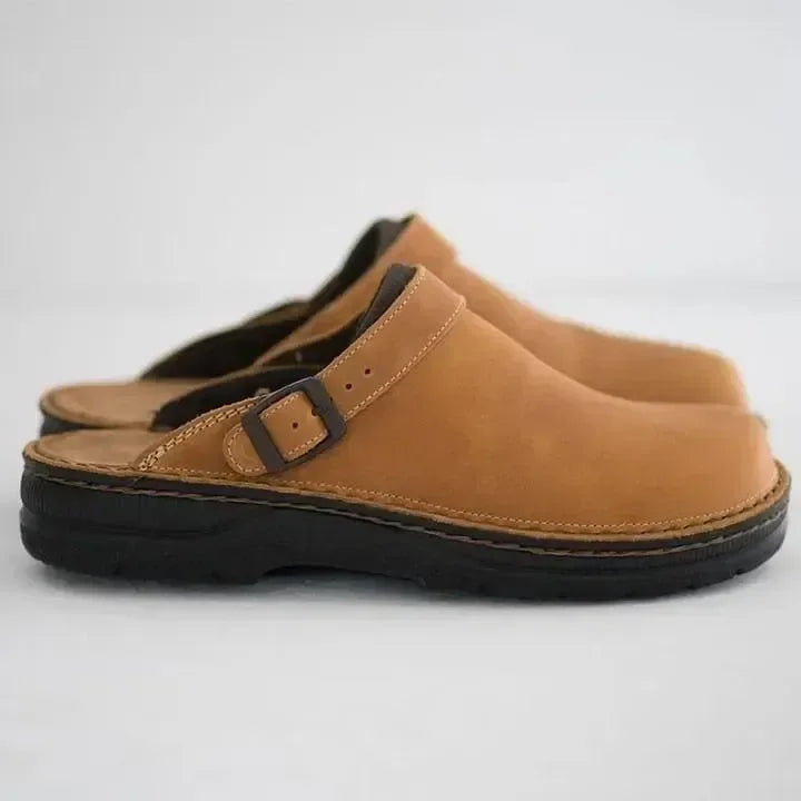 Nordale Collection Men's Slippers With Orthopedic Leather | Temsk