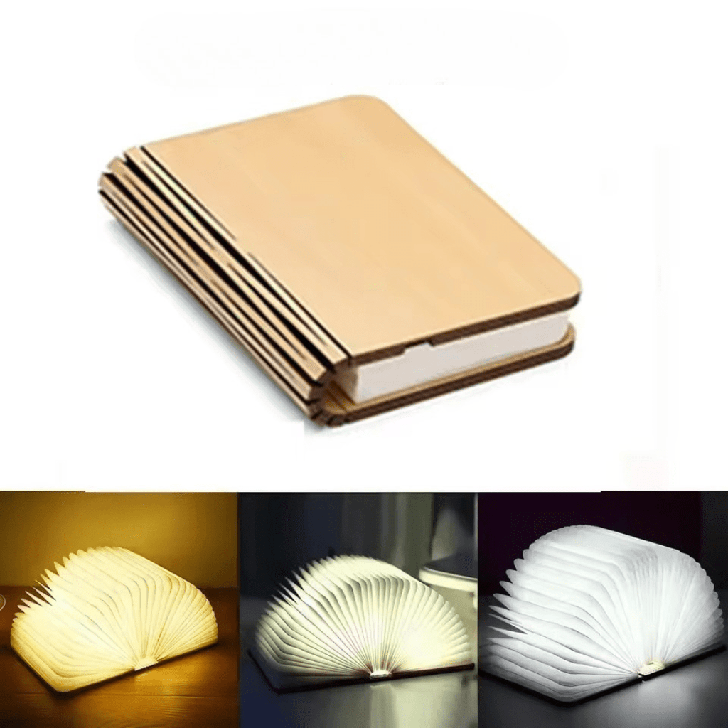 Lumibook 360 Degree Foldable Table Lamp, Rechargeable Ambient Light | Temsk