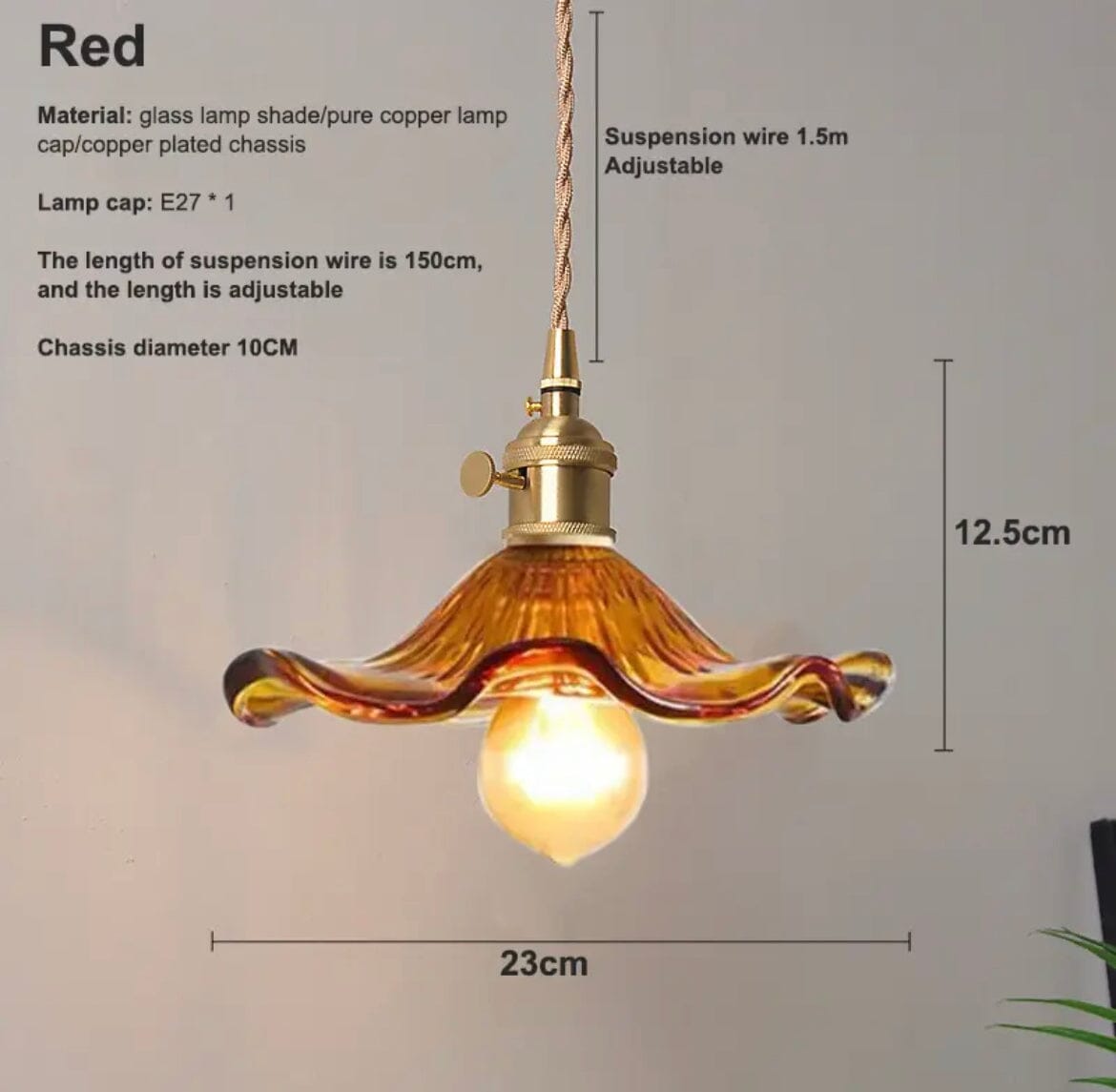 Lyra Glass Pendant Lights With Nordic Floral Motifs | Temsk