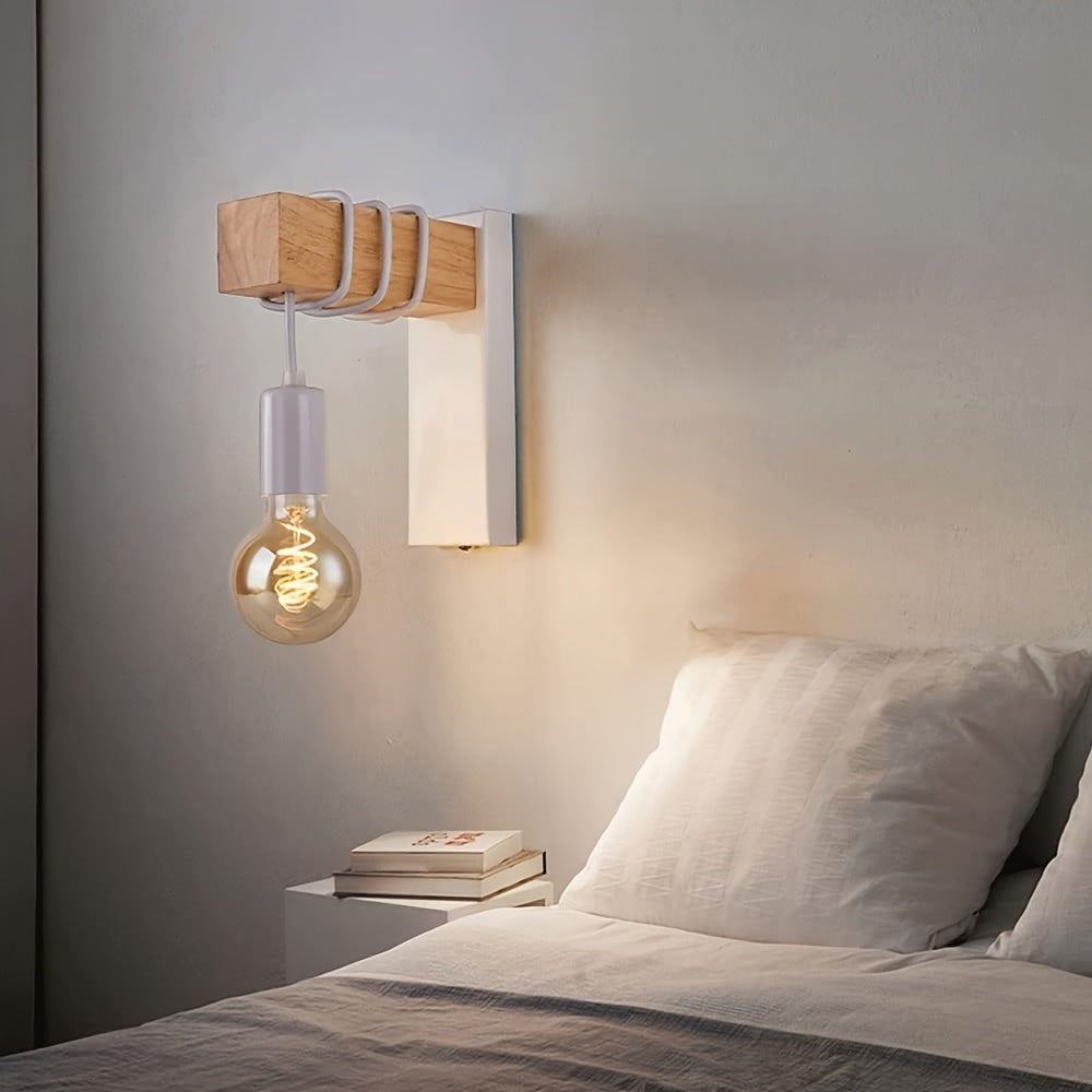 Industrial Modern Wall Sconce With E27 Base And Metal Finish | Temsk
