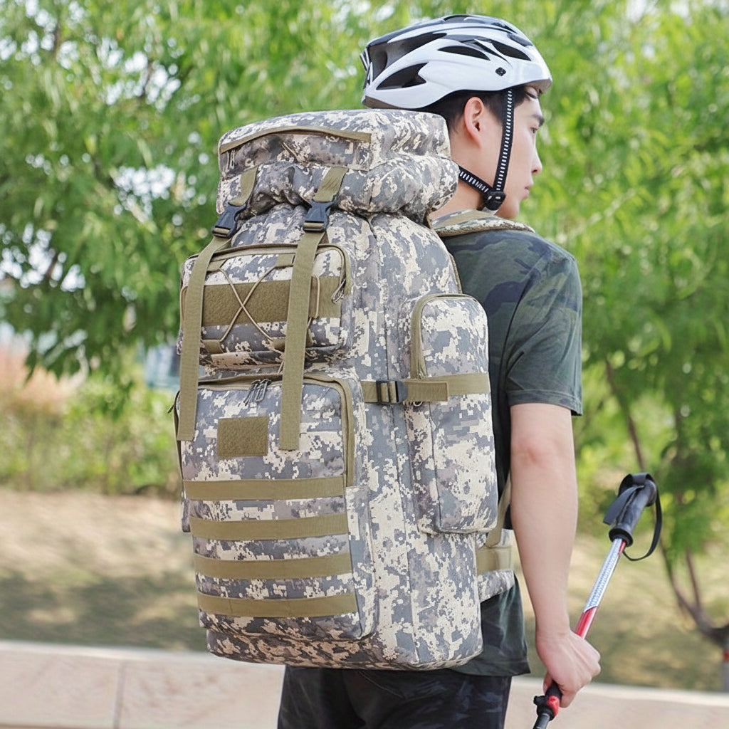 Large Capacity Hiking Daypack For Outdoor Travel And Tactical Use | Temsk