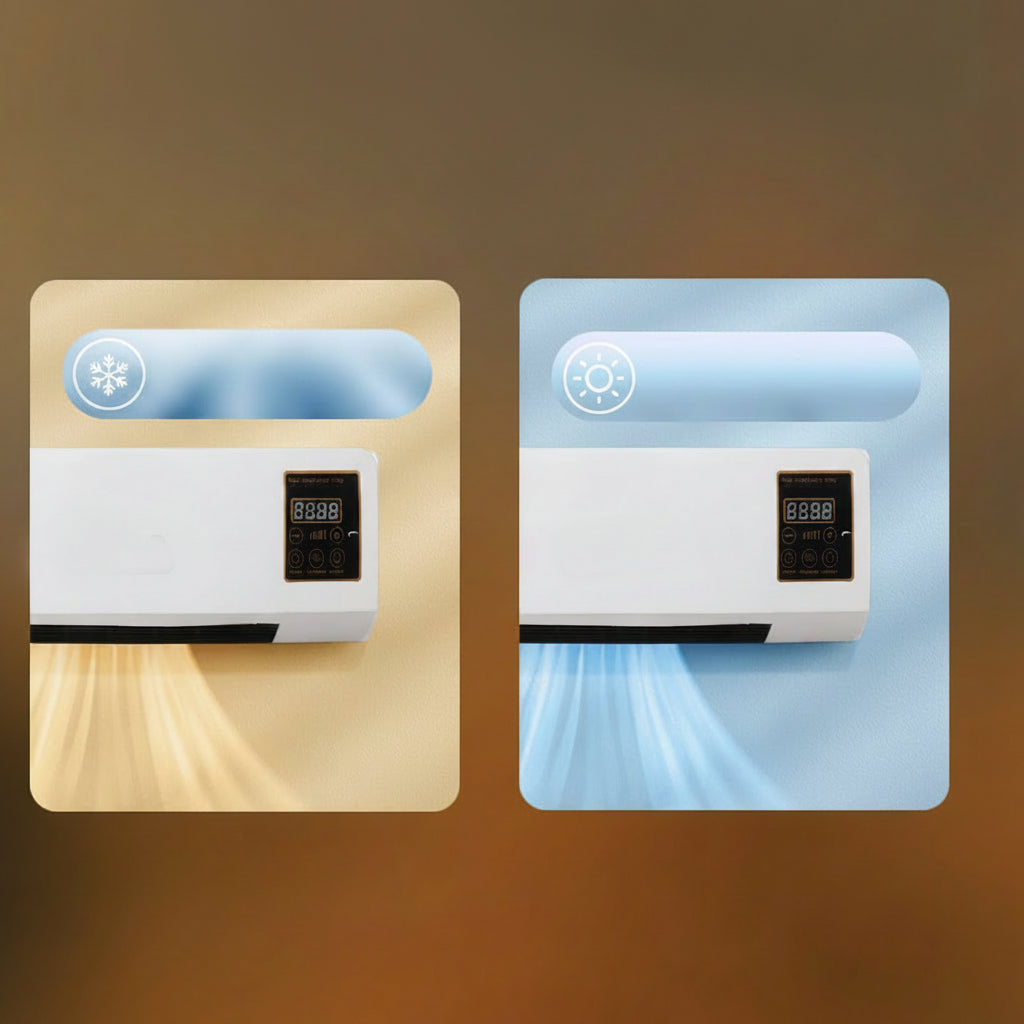 Tragbare 14000 BTU Klimaanlage mit Heiz- und Kühlfunktion und Fernbedienung | Temsk