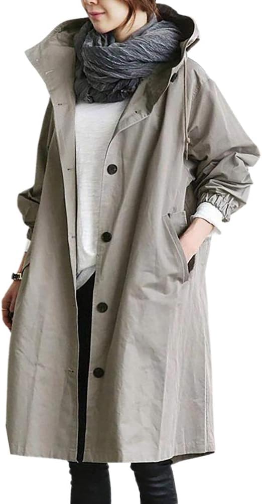 AuroraWeave Fashionable Trench Coat For Women Long Style Seasonal 2024 | Temsk