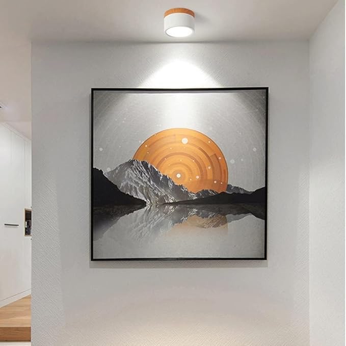 Virel Nordic LED Ceiling Light Minimalist Cylindrical Fixture | Snurv | Temsk