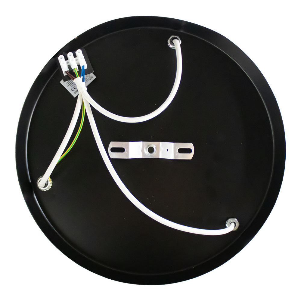 Three Light Black And Gold Ceiling Lamp With E27 Sockets | Temsk