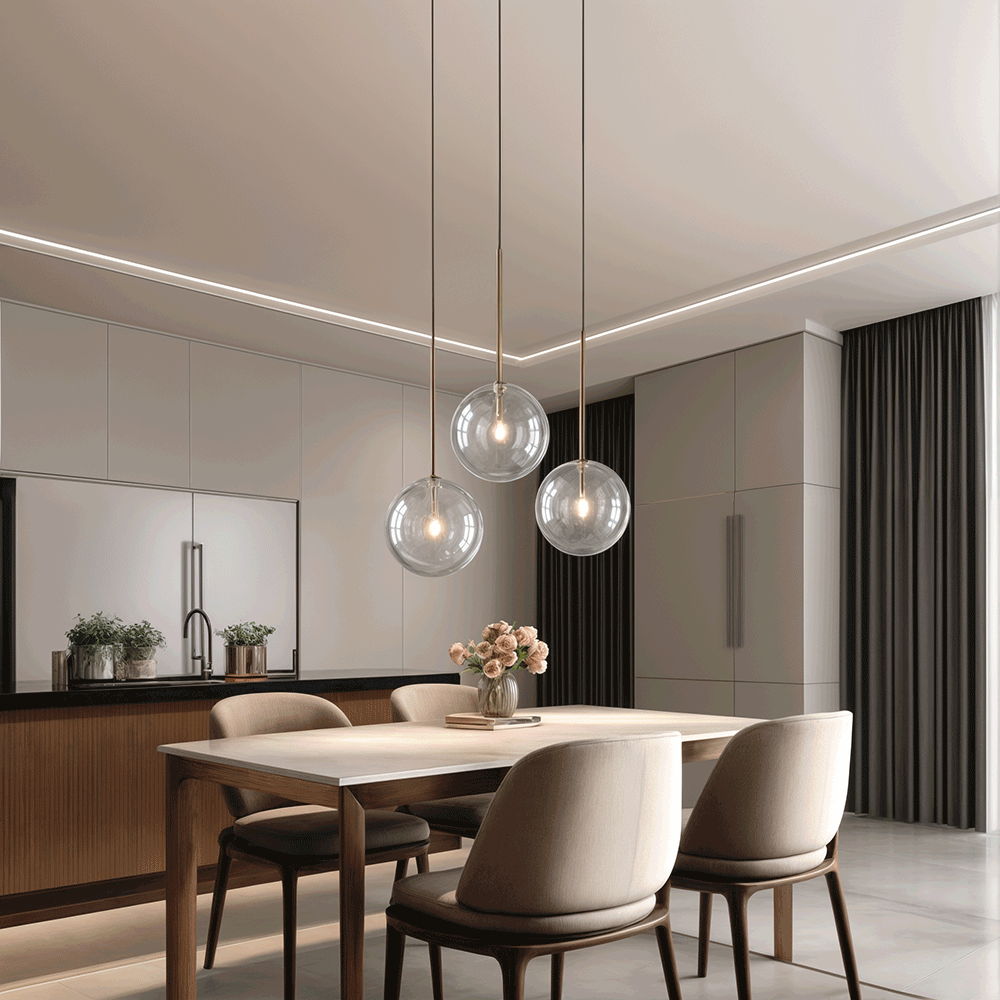 Lunel Glass Ball Pendant Light for Nordic Modern Homes | Temsk