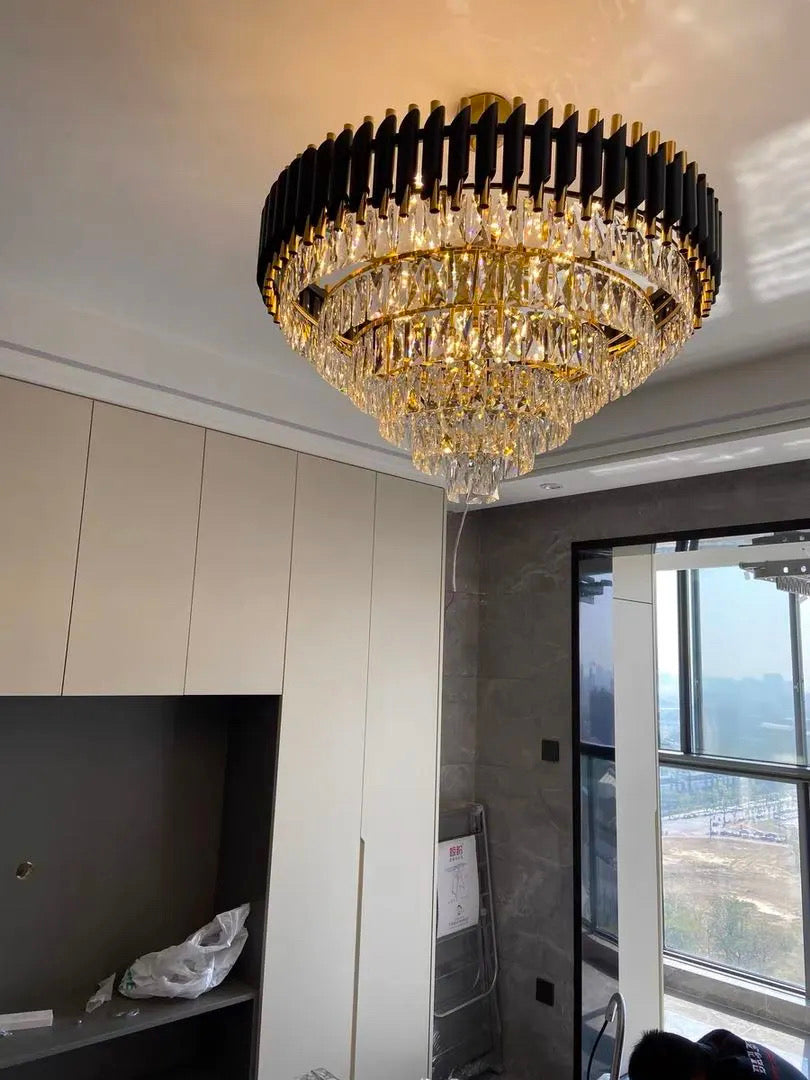 Aurelius Chandelier Collection with Adjustable Cords and Shade Options | Temsk