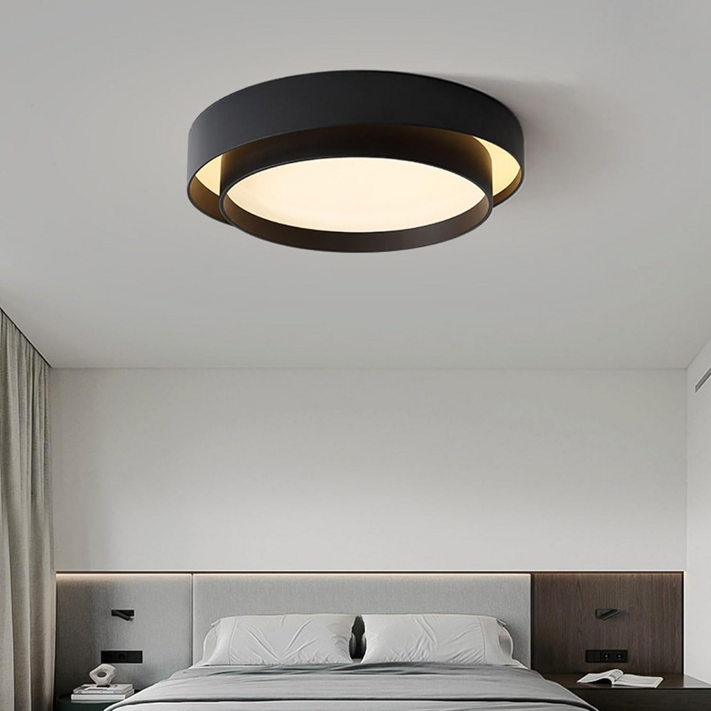 Nordische runde LED-Deckenleuchte im minimalistischen Design | Temsk
