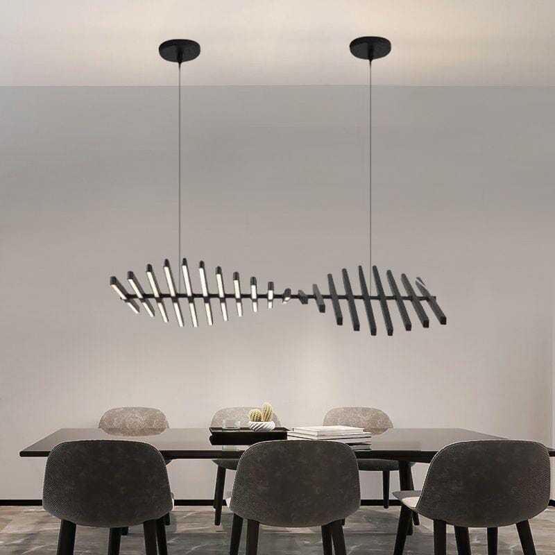 LatticeChord Chandelier Aluminum Modern Pendant With Remote And 40 E26/E27 Sockets | Temsk