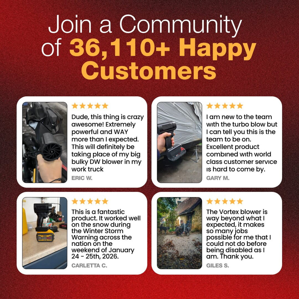Cordless Air Blower for Cars, Garages & Outdoor Cleaning | Temsk