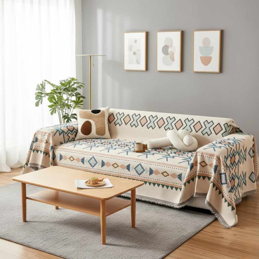Premium Chenille Couch Cover For Stylish Protection | Temsk