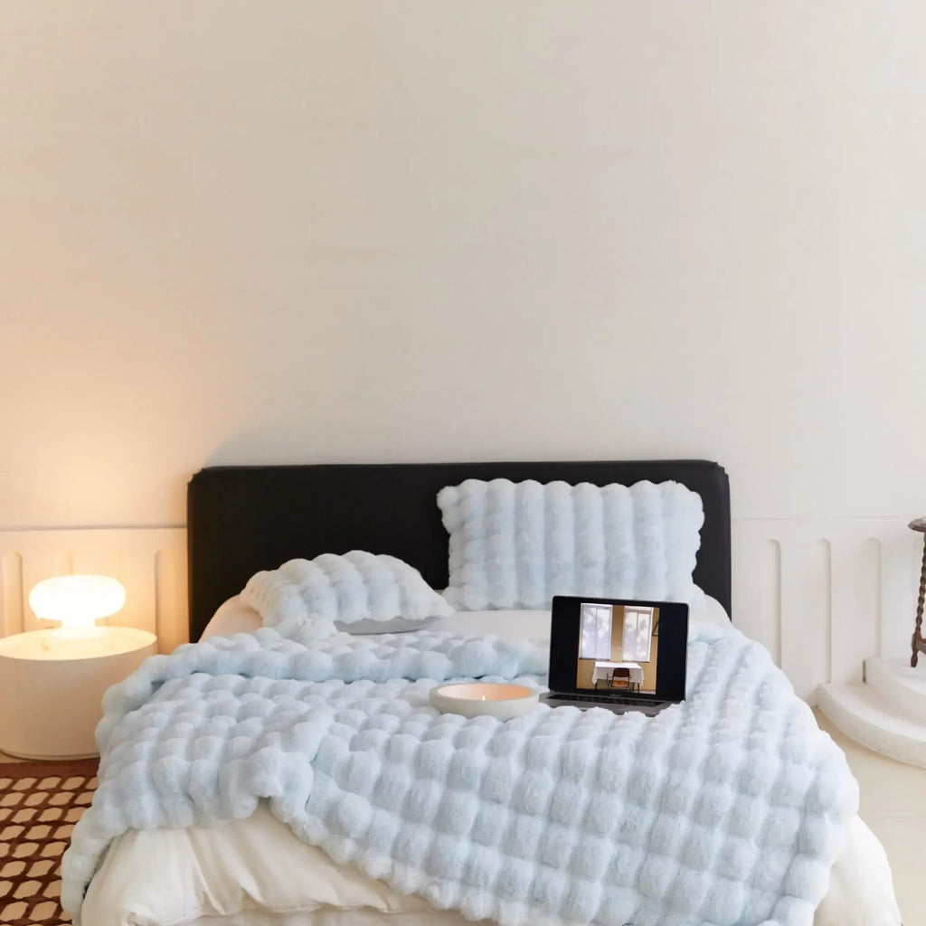 Warm Wool Blanket From CozyNest For Chilly Nights At Home | Temsk