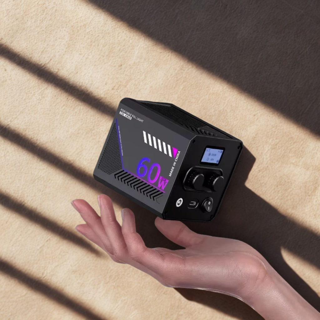 Portable RGB Video Light for Photography and Streaming | Temsk