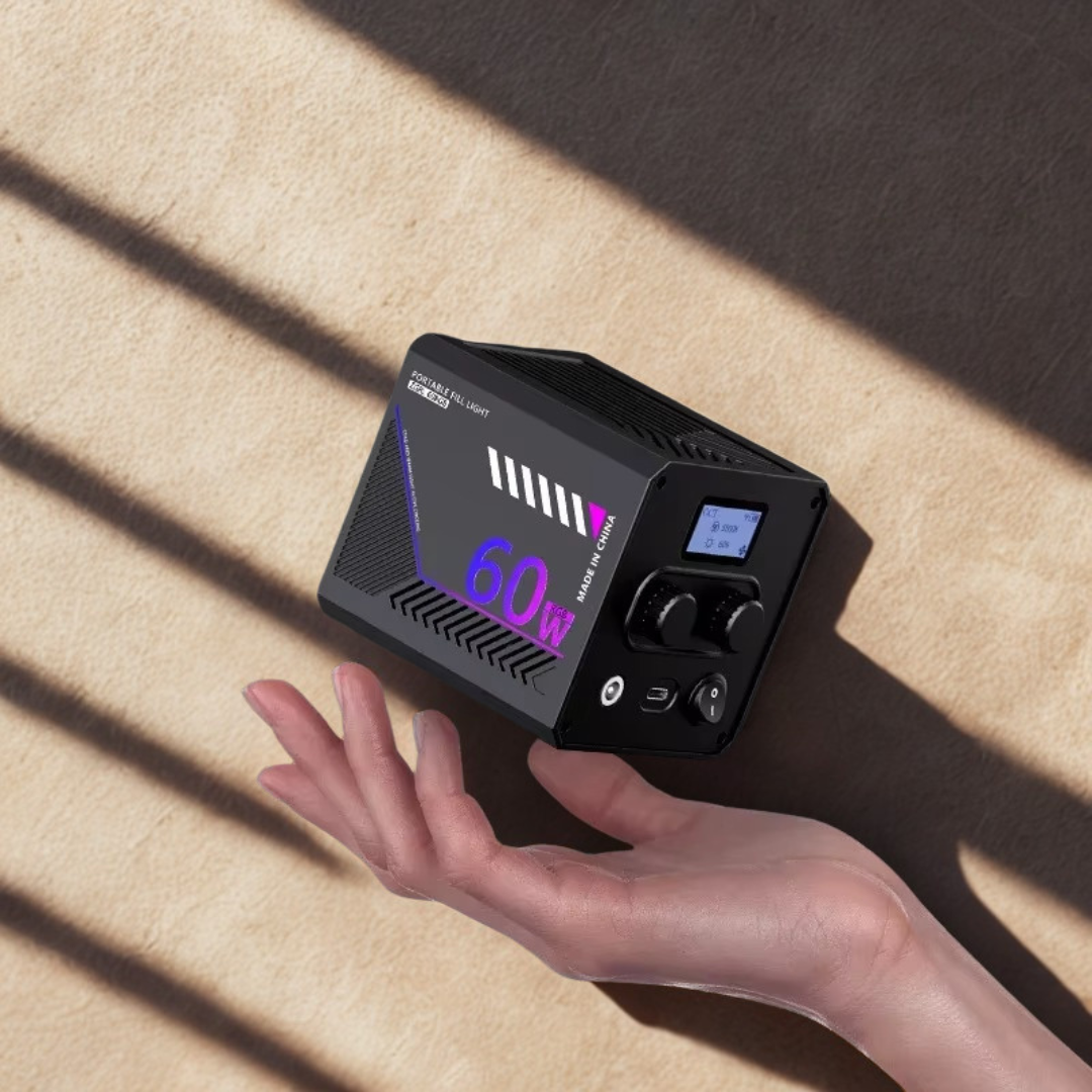 Portable RGB Video Light for Photography and Streaming | Temsk