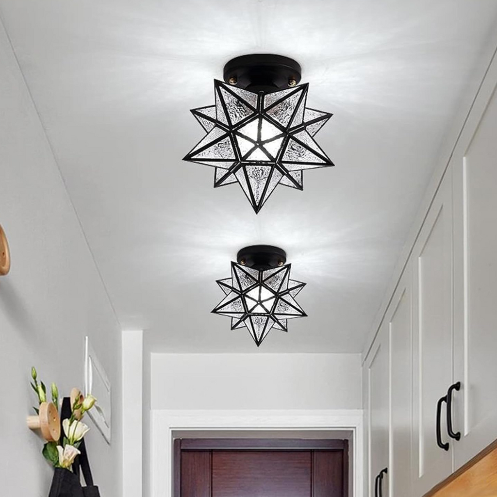 Xelio LED Deckenlampe geometrisches Stern-Design Leuchte | Temsk