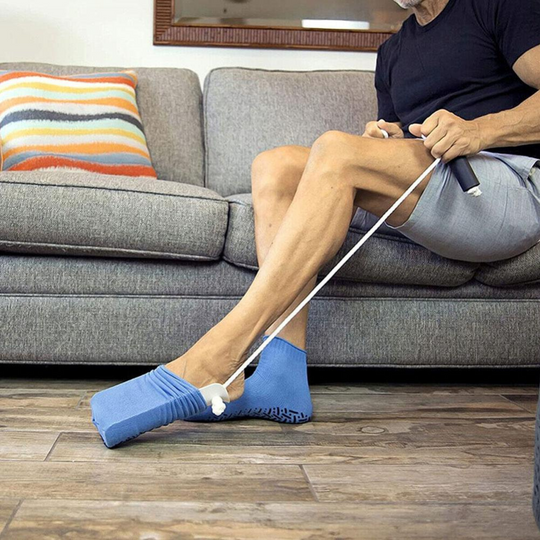 EasyStride No Bend Sock Aid For Seniors And Mobility Challenges | Temsk