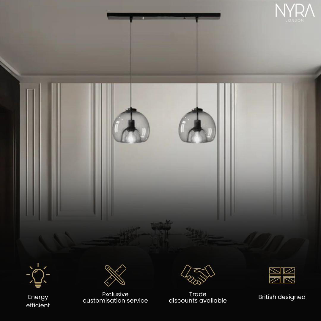 Lampade a sospensione Aurelia in vetro per cucine moderne e altro | Temsk