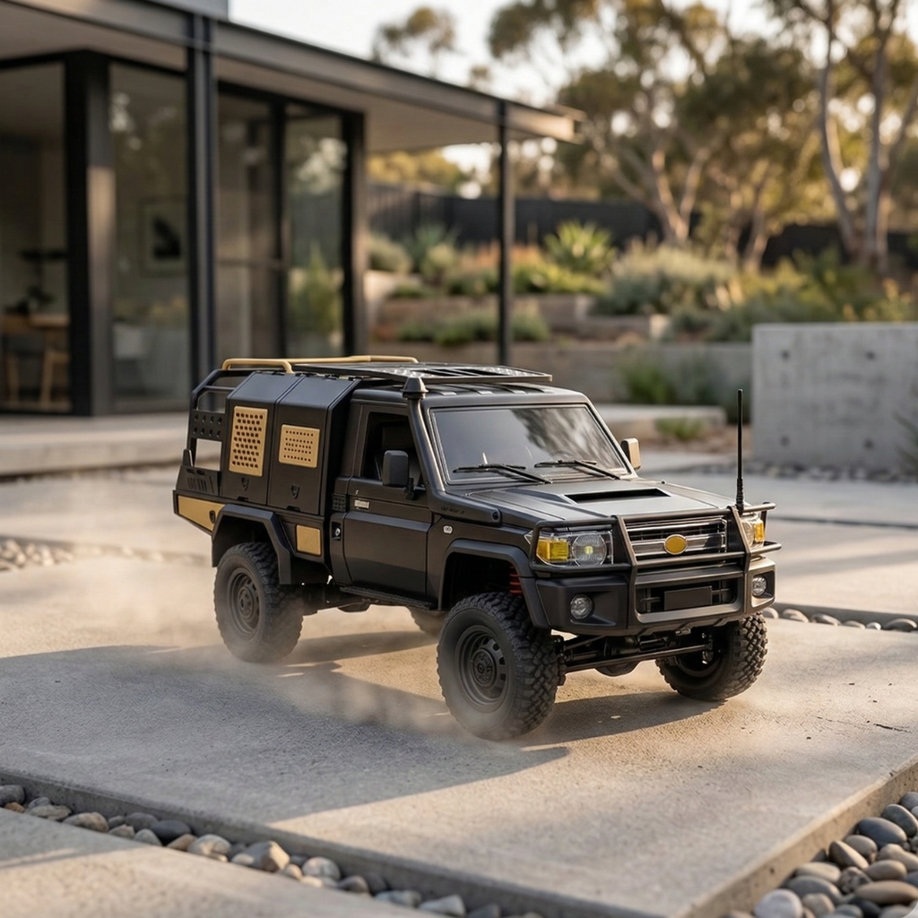 1:12 Scale 4WD RC Crawler Truck For Off-Road Climbing And Remote Control | Temsk