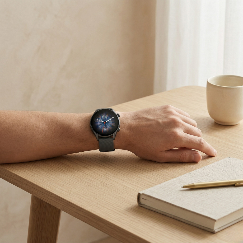 Fitness Smartwatch With AMOLED Display Activity Tracker And Bluetooth Watch | Temsk