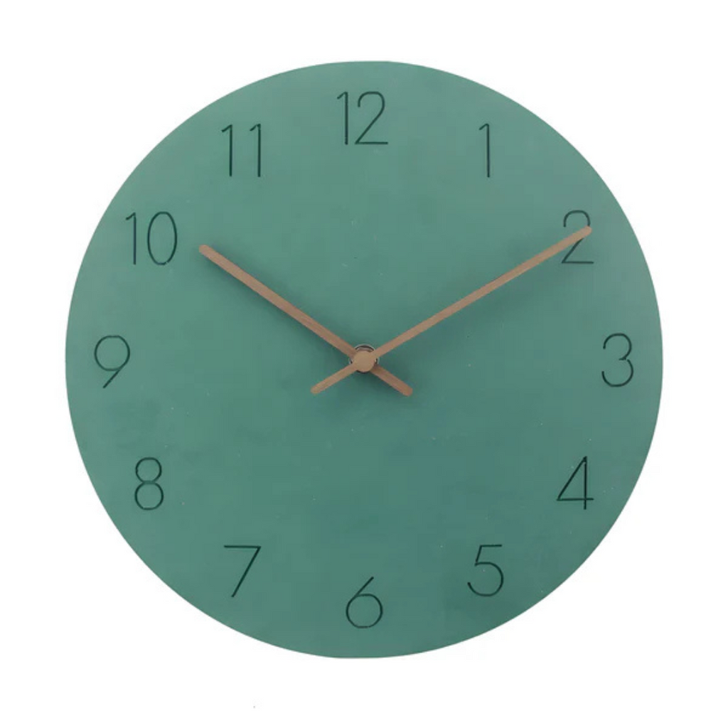 Nork Zeitgenössische Holzdesign Minimalistische Wanduhr | Temsk