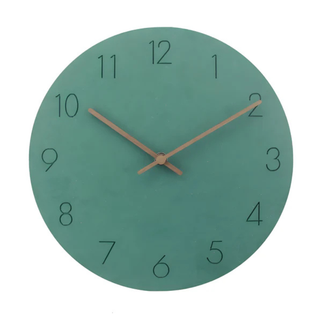 Nork Zeitgenössische Holzdesign Minimalistische Wanduhr | Temsk