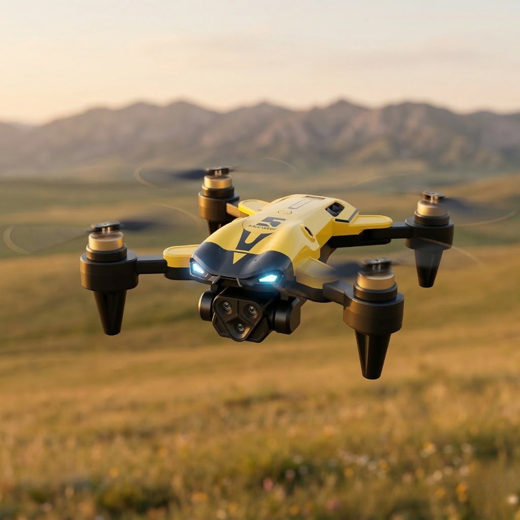 8K Drone With Triple Camera System For High Detail Aerial Imaging | Temsk