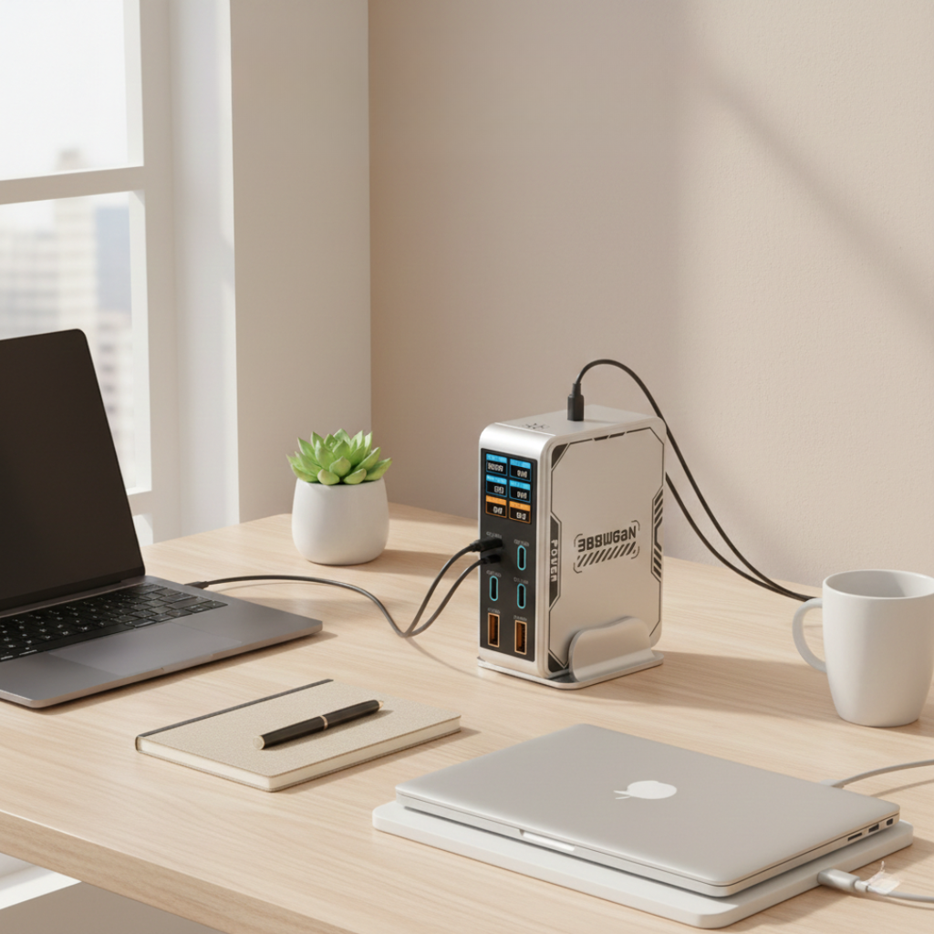 PowerHub 300W GaN nabíječka s více porty pro všechna vaše zařízení | Temsk