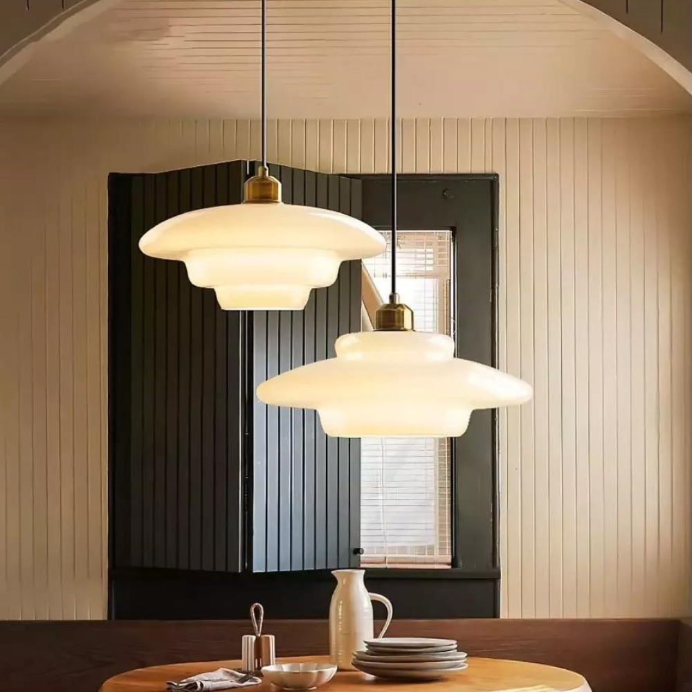 Gold Finish Art Deco Ceiling Lamp With Brass And Glass Vintage Design | Temsk