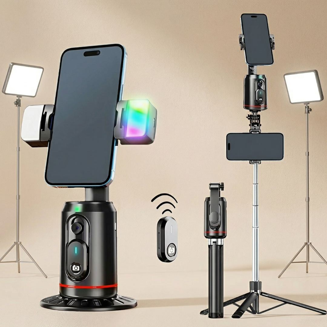 Smart Tracking Gimbal Stabilizer For Stable Selfies | Temsk