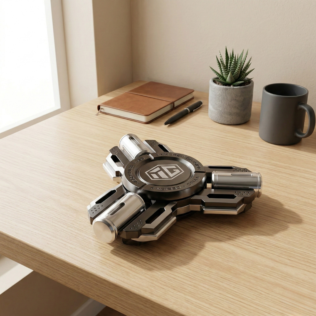 High-Speed Metal Fidget Spinner For Daily Desk And On-The-Go Use | Temsk