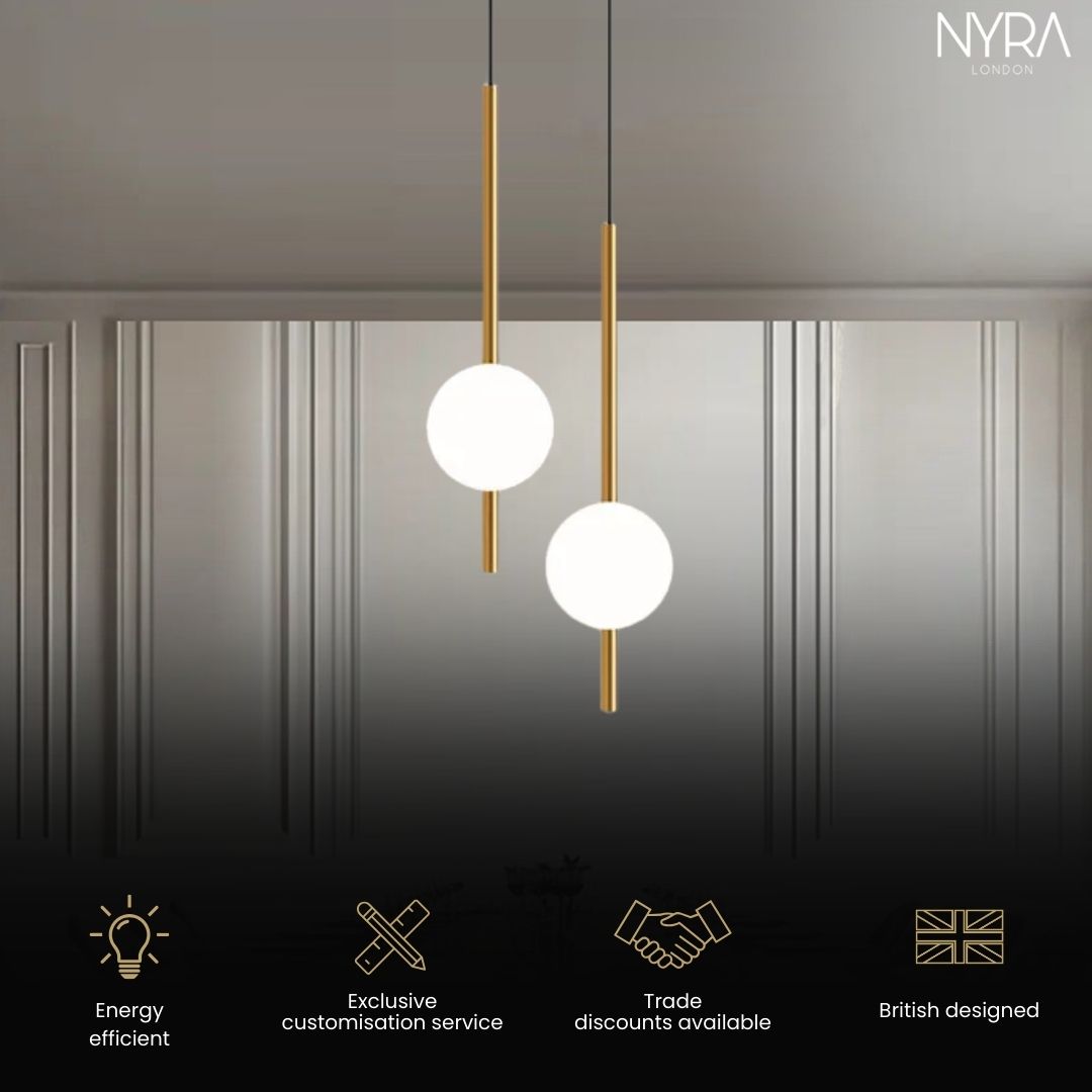 NovaGlow závěsná světla pro moderní obývací pokoje a chodby | Temsk