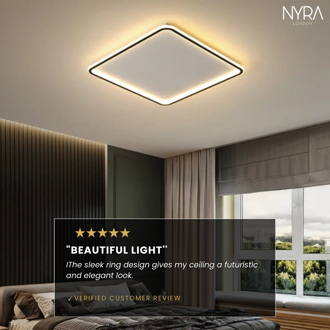 LumaEdge Slim LED Ceiling Lamp For Modern Interiors With Minimalist Glow | Temsk