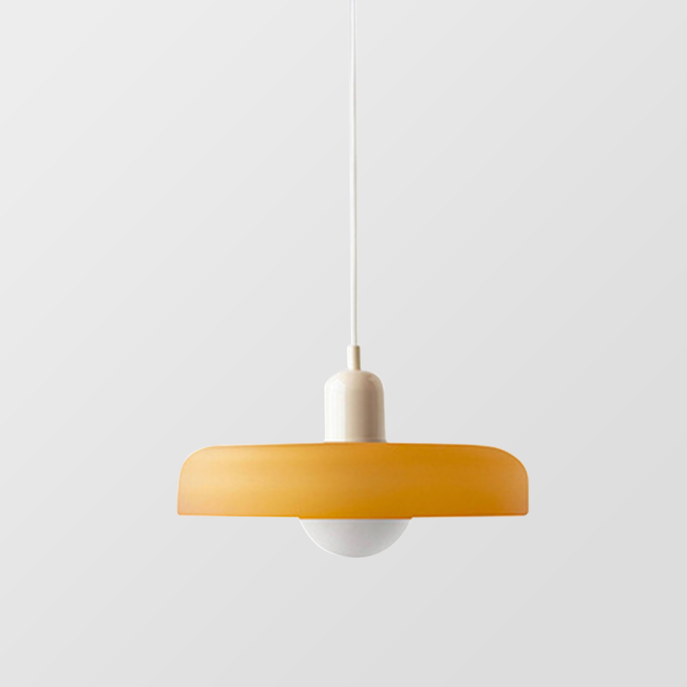 Nordische Pendelleuchte mit Retro-Glas-Look für bunte moderne Räume | Temsk