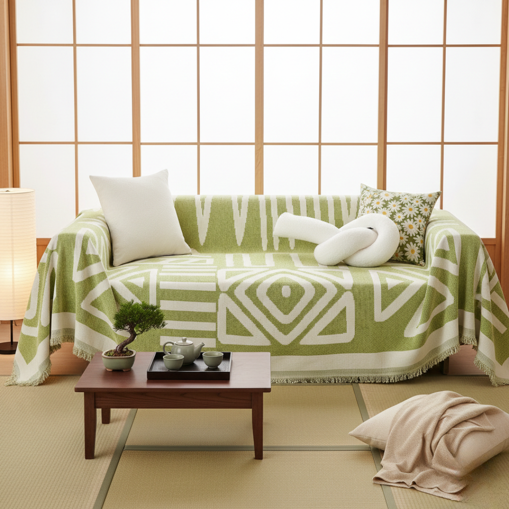 Geometric Boho Style Washable Non-Slip Sofa Cover | Temsk