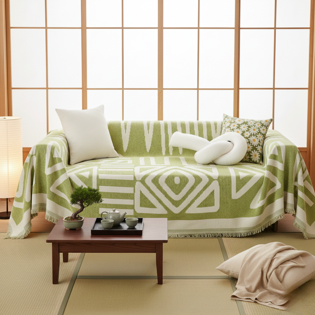 Geometric Boho Style Washable Non-Slip Sofa Cover | Temsk
