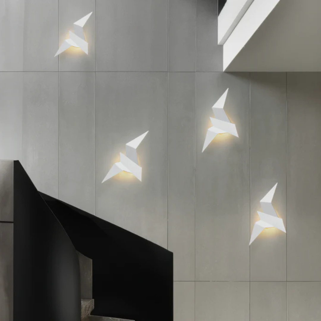 Origami Wandleuchte LED moderne Innenwandleuchte für Wohnräume | Temsk