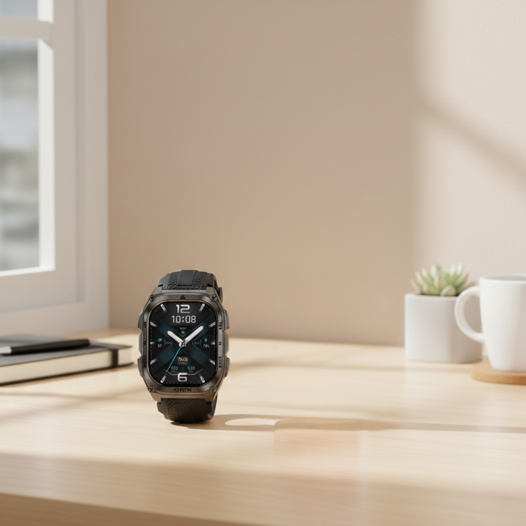 Military GPS Smartwatch Rugged Outdoor Watch With AMOLED Display | Temsk