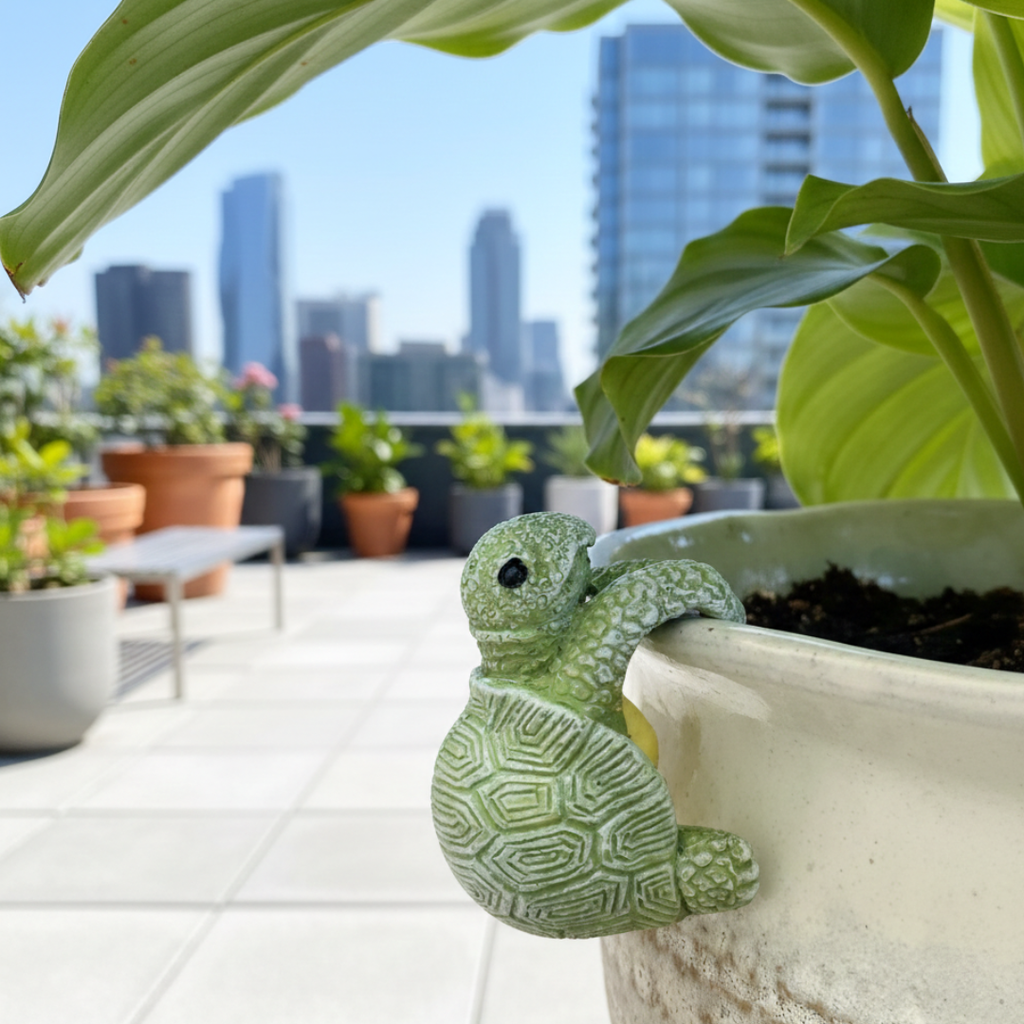 Hanging Turtle Resin Decor For Playful Plant Pots And Corners | Temsk
