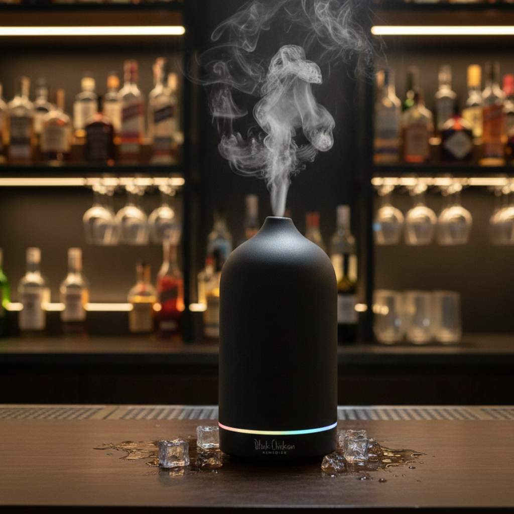 Skypipe compacte ultrasone diffuser voor essentiële oliën | Temsk