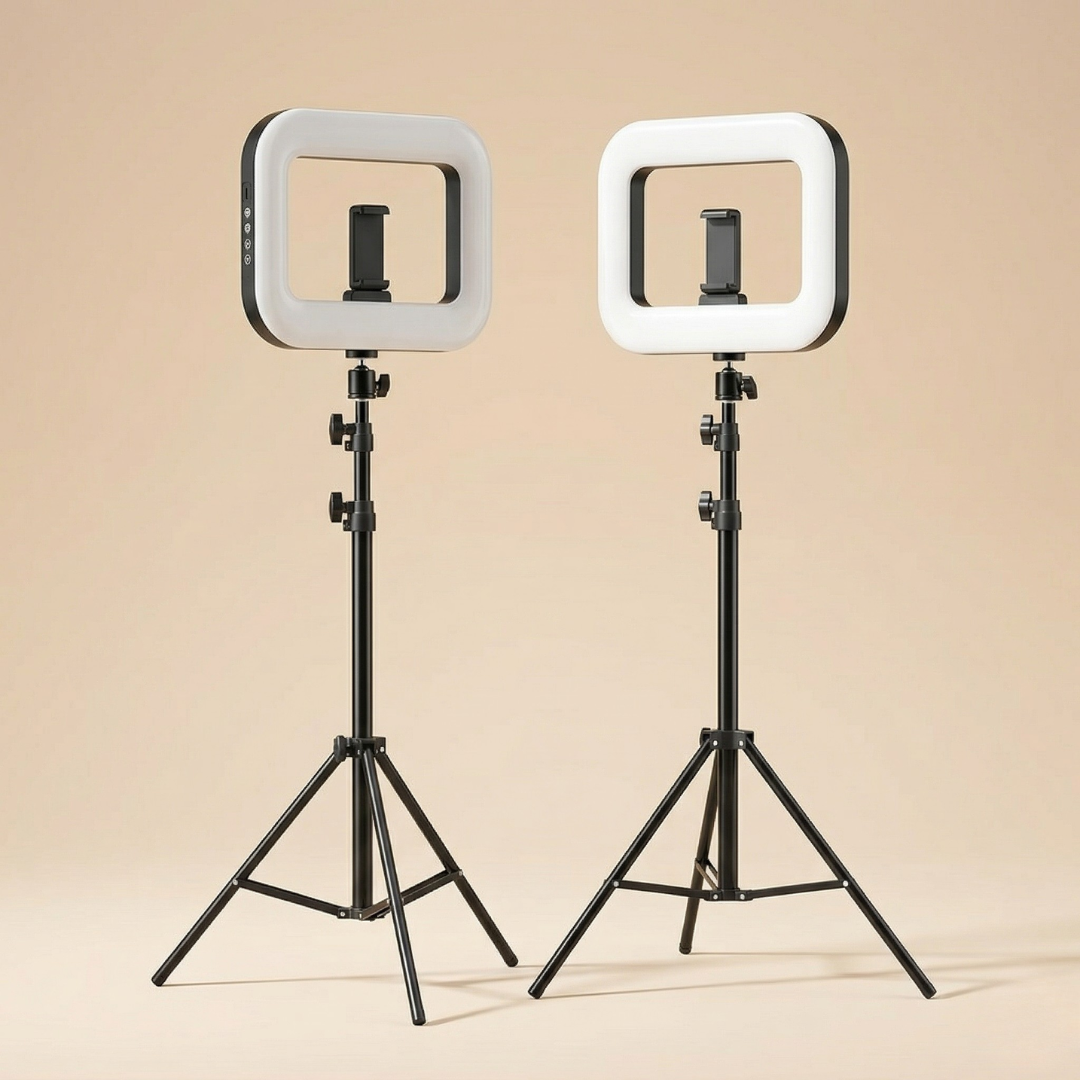 Portable LED Ring Light For Mobile Photography And Streaming | Temsk