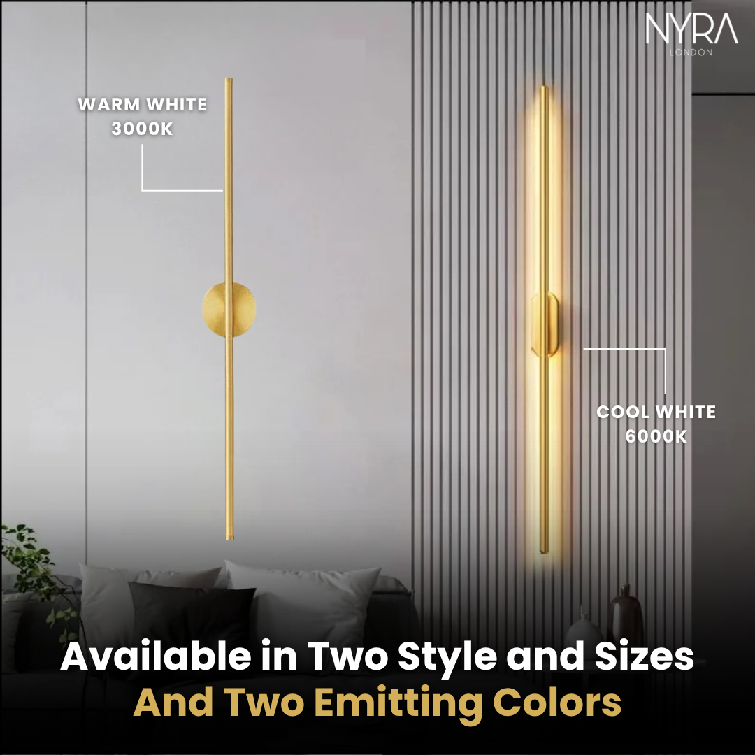 LumaNova Tube Wall Light for Modern Interiors and Living Spaces | Temsk