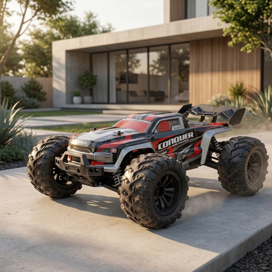1:16 Scale 4WD RC Monster Truck 70 Kilometers Per Hour High Speed Off Road Crawler | Temsk
