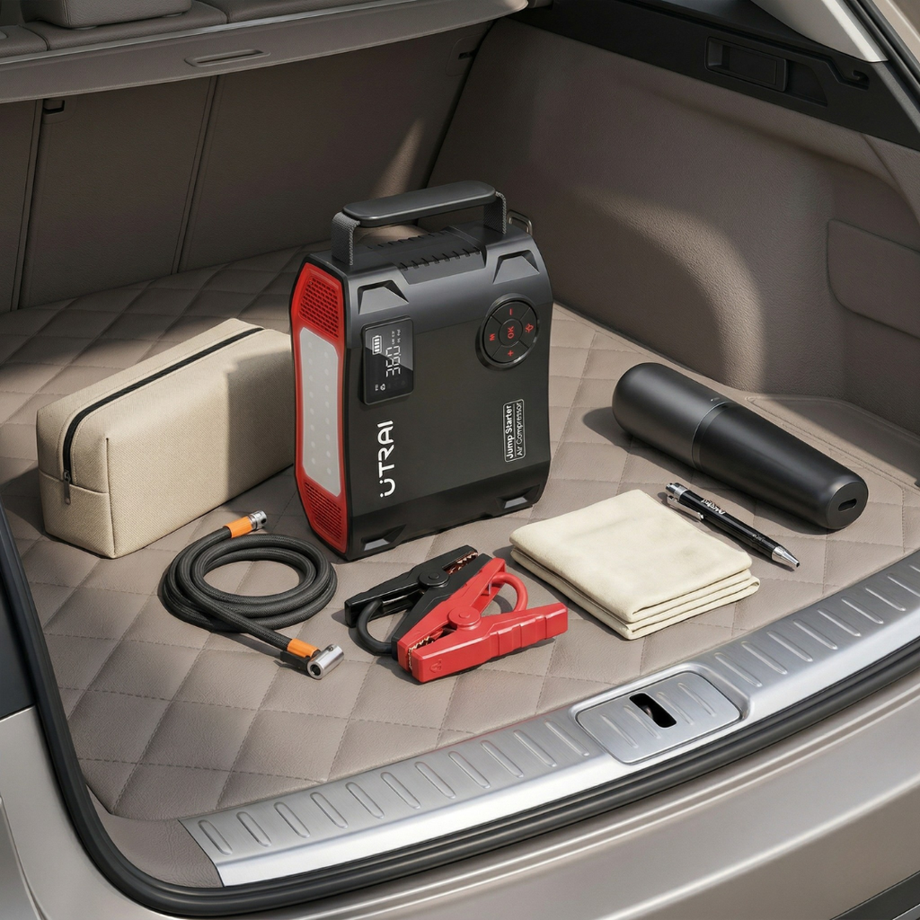 UTRAI 2000A Portable Jump Starter Pack With Power Bank | Temsk