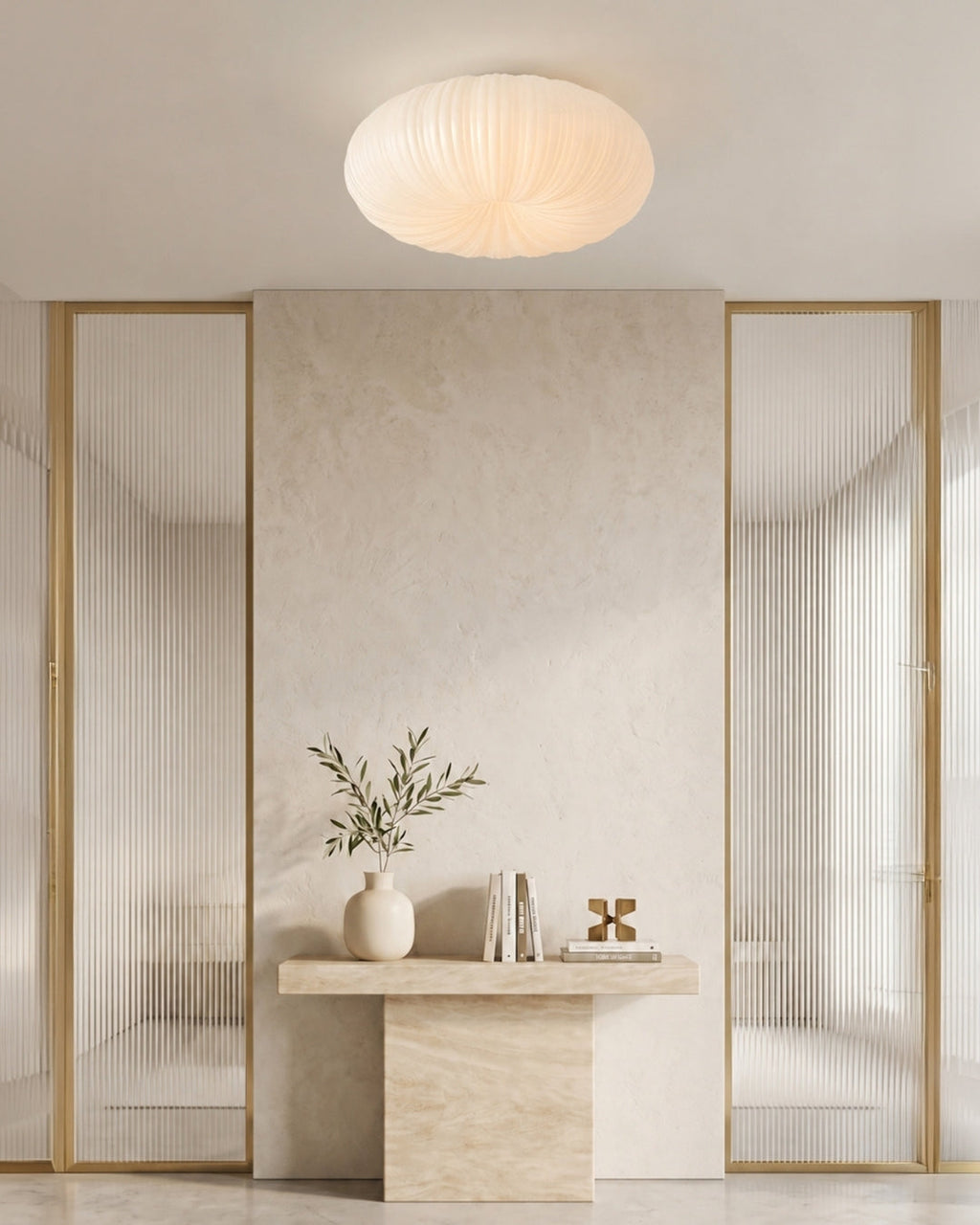 Iris Scandinavian Dimmable Ceiling Light With Metal And Acrylic Remote Control | Temsk